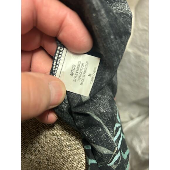 3 Tommy Bahama Jhane Barnes Bluewater silk cotton Tropical summer short sleeve M - Picture 11 of 11